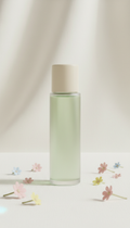 Body mist in glass bottle
